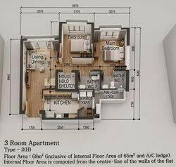 Blk 91A Telok Blangah Parcview (Bukit Merah), HDB 3 Rooms #628765951